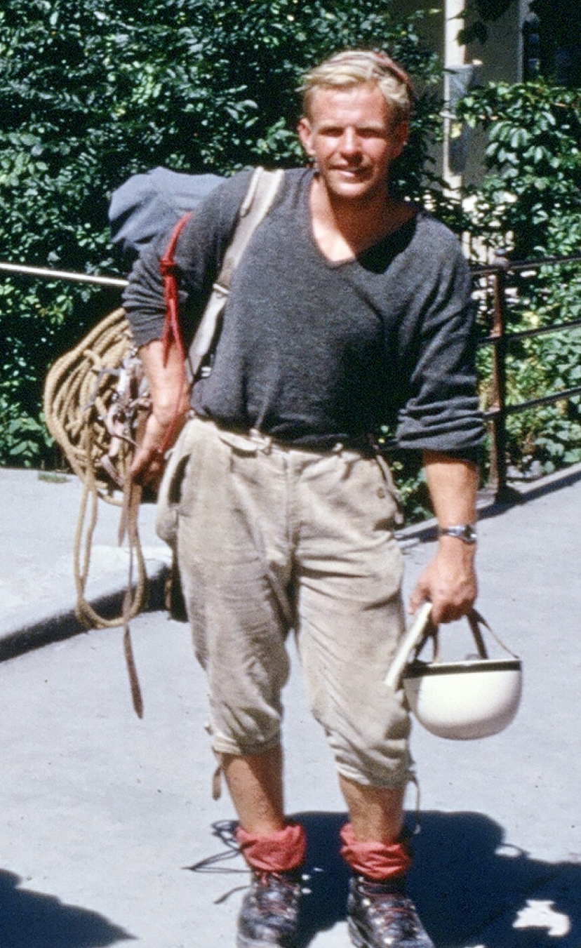 John Harlin in Grindelwald, Switzerland, in 1960.