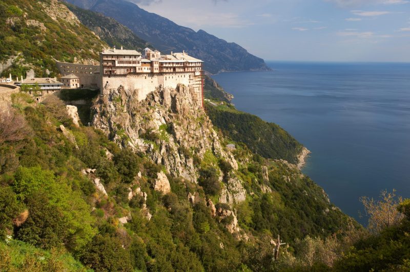 Simonos Petras Monastery, Mount Athos.