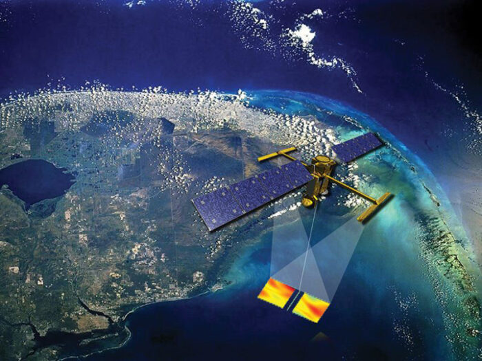 an illustration of a satellite